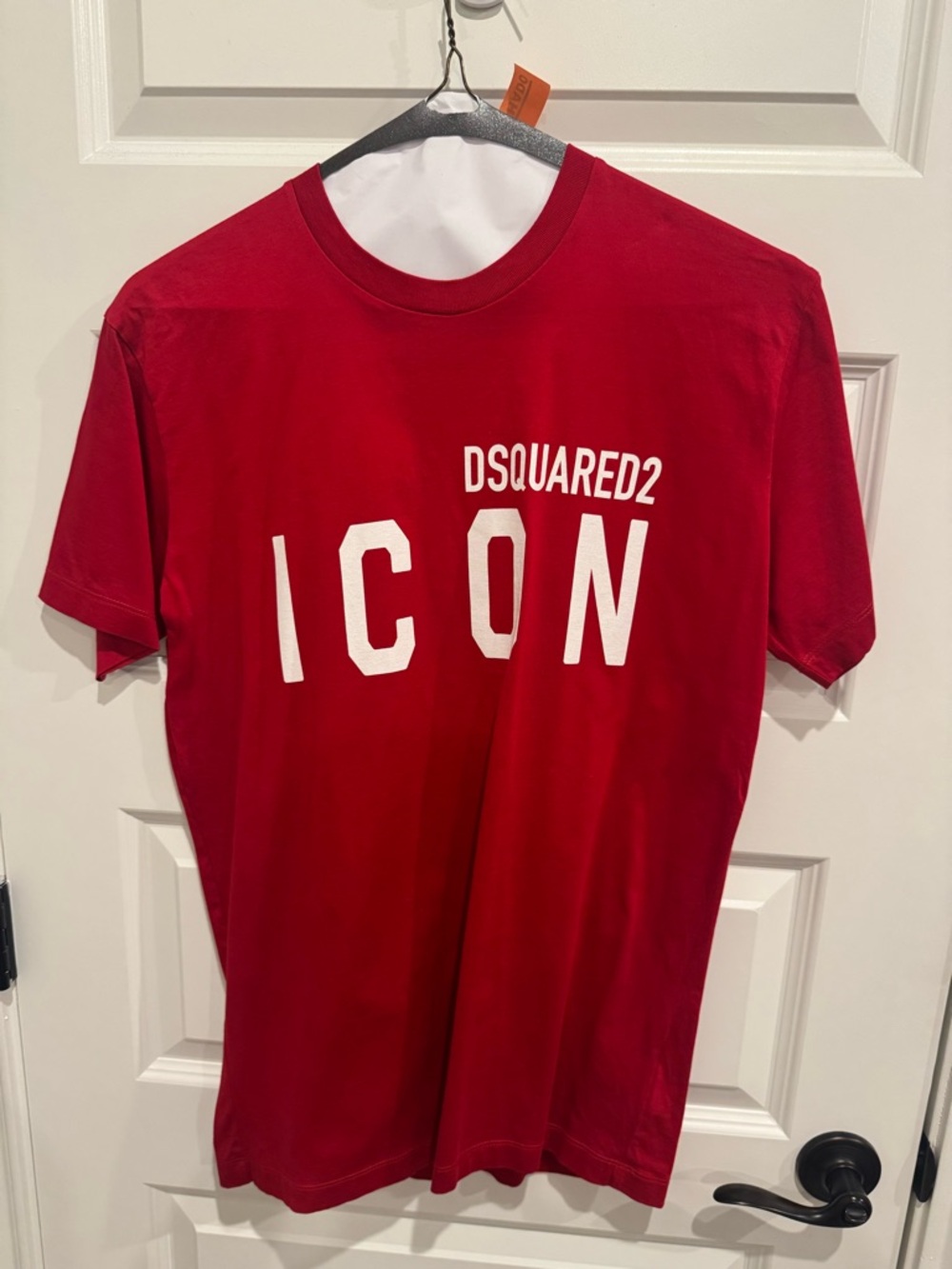DSQUARED2 Red ICON Logo Short Sleeve Tee